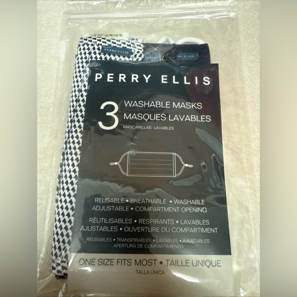 Perry Ellis Multi-Color‎ Washable Masks